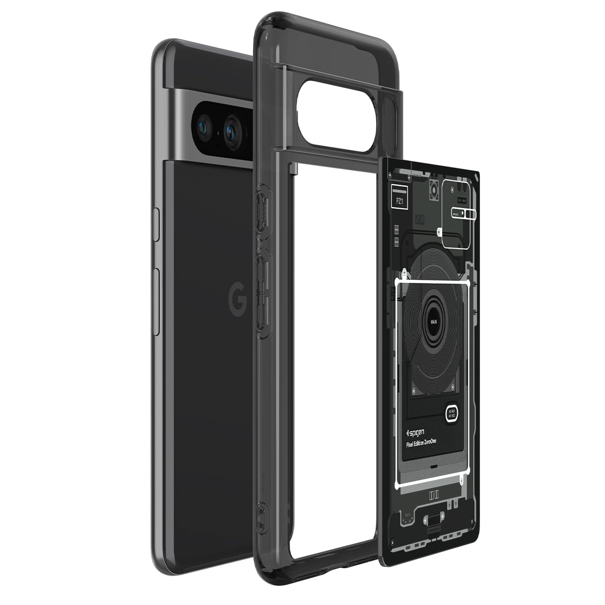 Amazon.co.jp: Spigen Google Pixel 8 Pro ケース クリア TPU バンパー